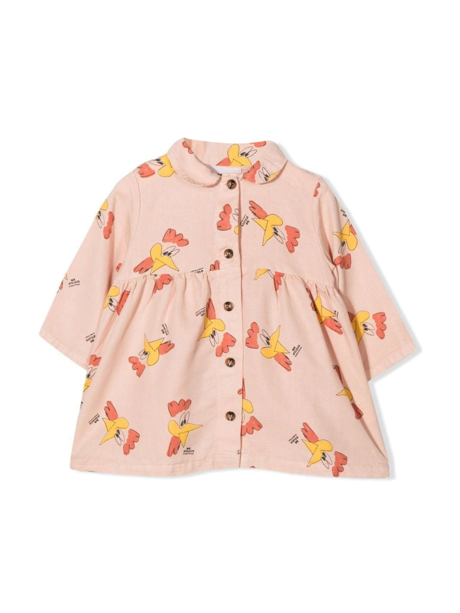 BOBO CHOSES Mini Allover Clock Print Dress