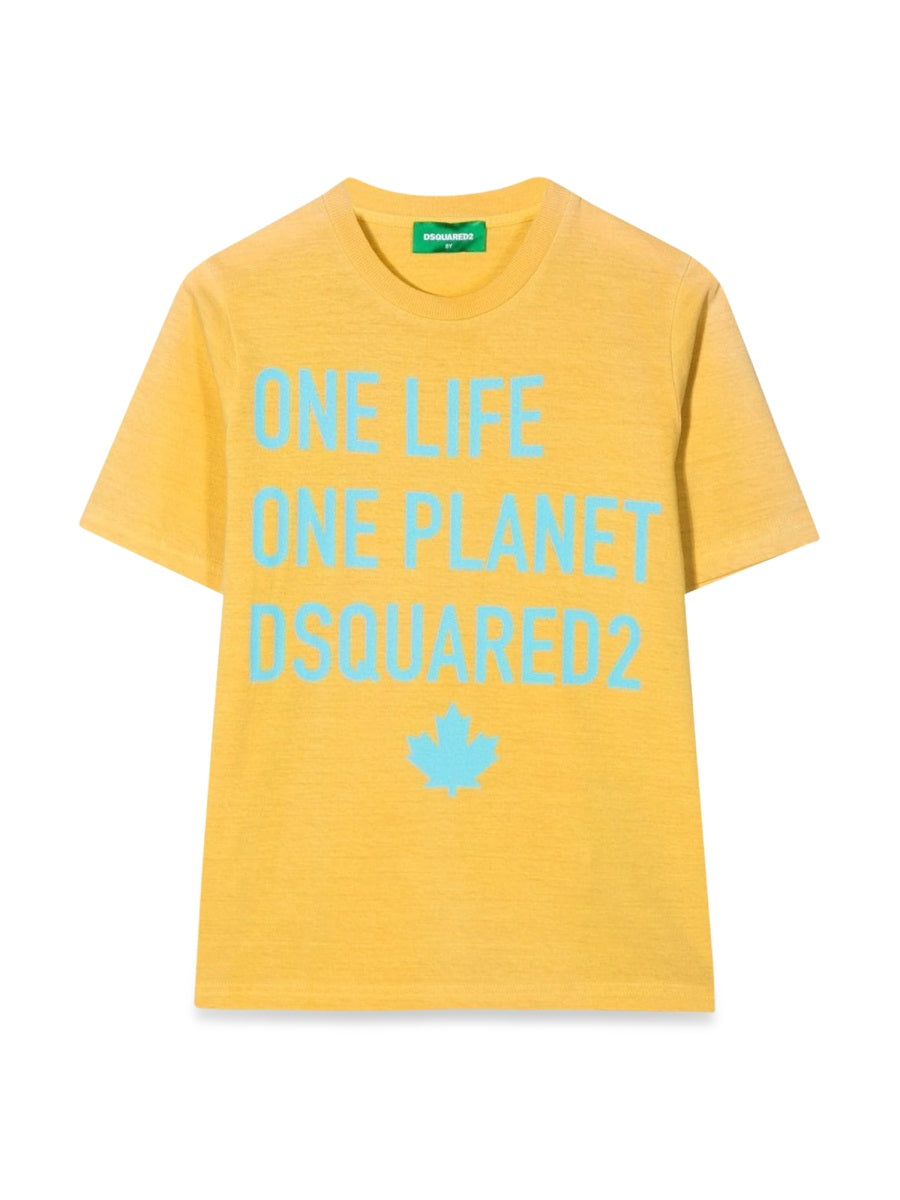 DSQUARED Unisex Kids Cotton Mini T-Shirt for FW22