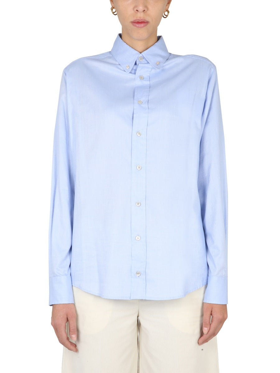 BALLANTYNE Classic Button Down Oxford Shirt - Women's