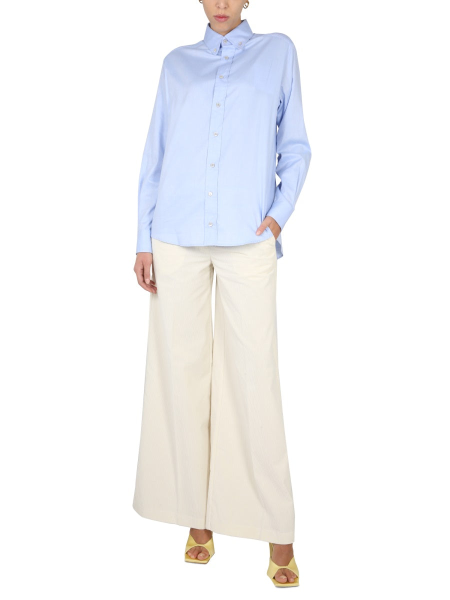 BALLANTYNE Classic Button Down Oxford Shirt - Women's