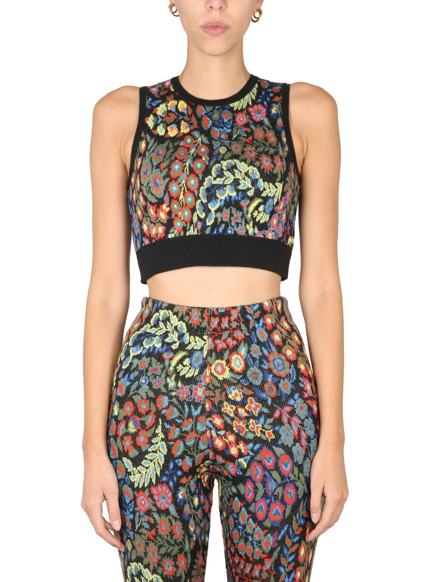 ETRO Jacquard Wool Blend Top and Leggings Set - FW22 Collection
