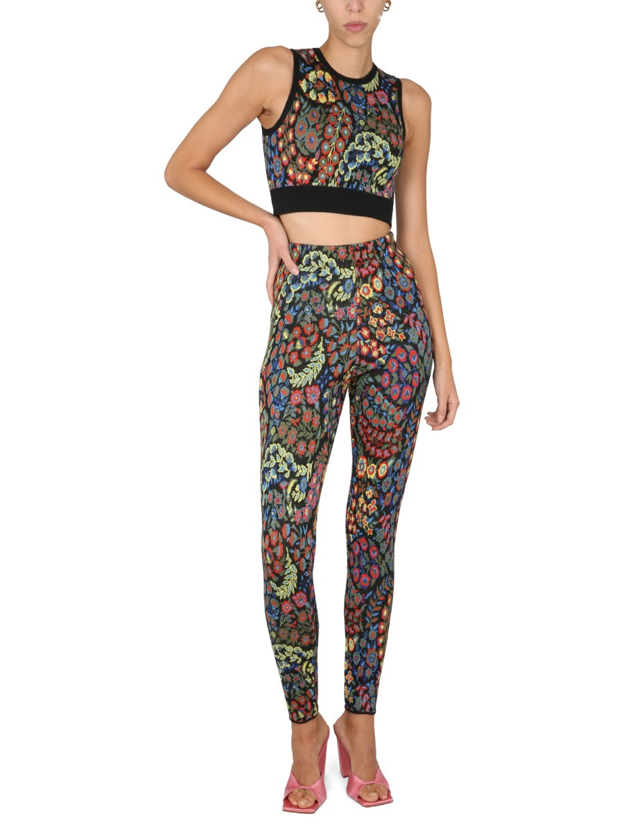 ETRO Jacquard Wool Blend Top and Leggings Set - FW22 Collection