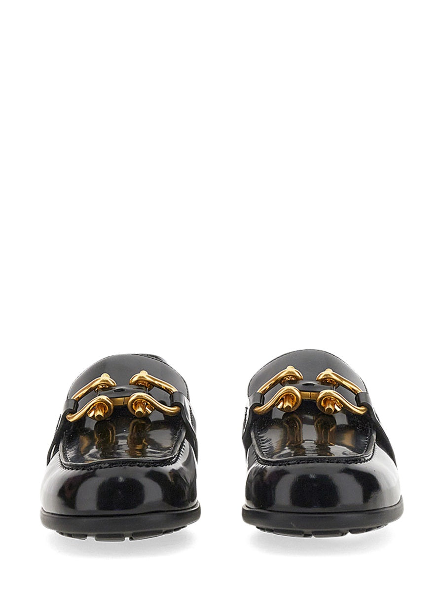 BOTTEGA VENETA Women's Leather Loafers with Rubber Sole - 2.5 cm