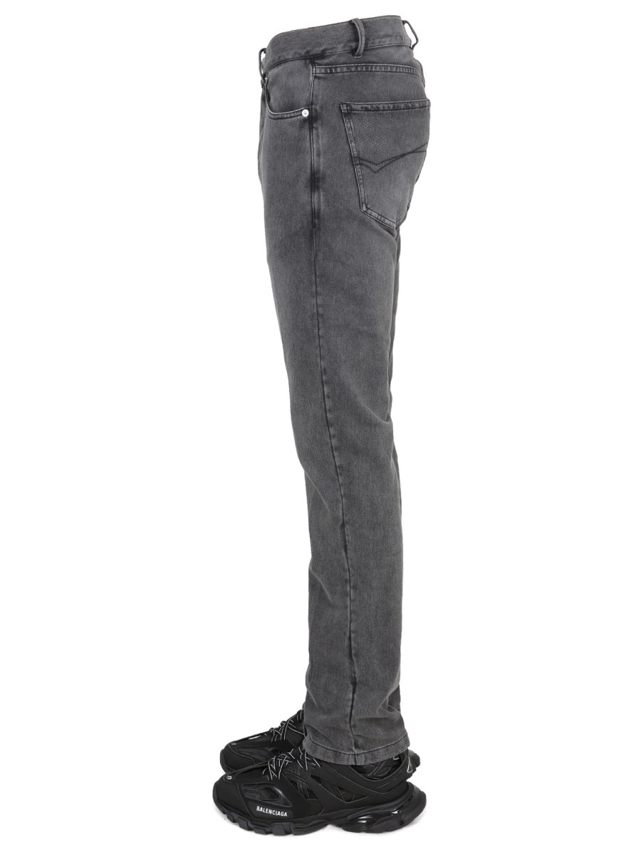 BALENCIAGA Patch Logo Relaxed Fit Jeans