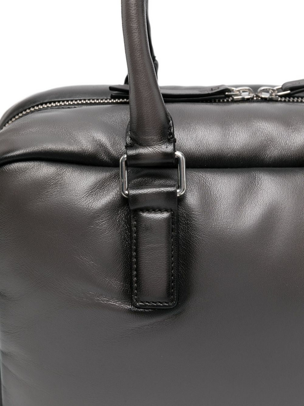 STAND STUDIO Mini Bowling Handbag with Embossed Logo