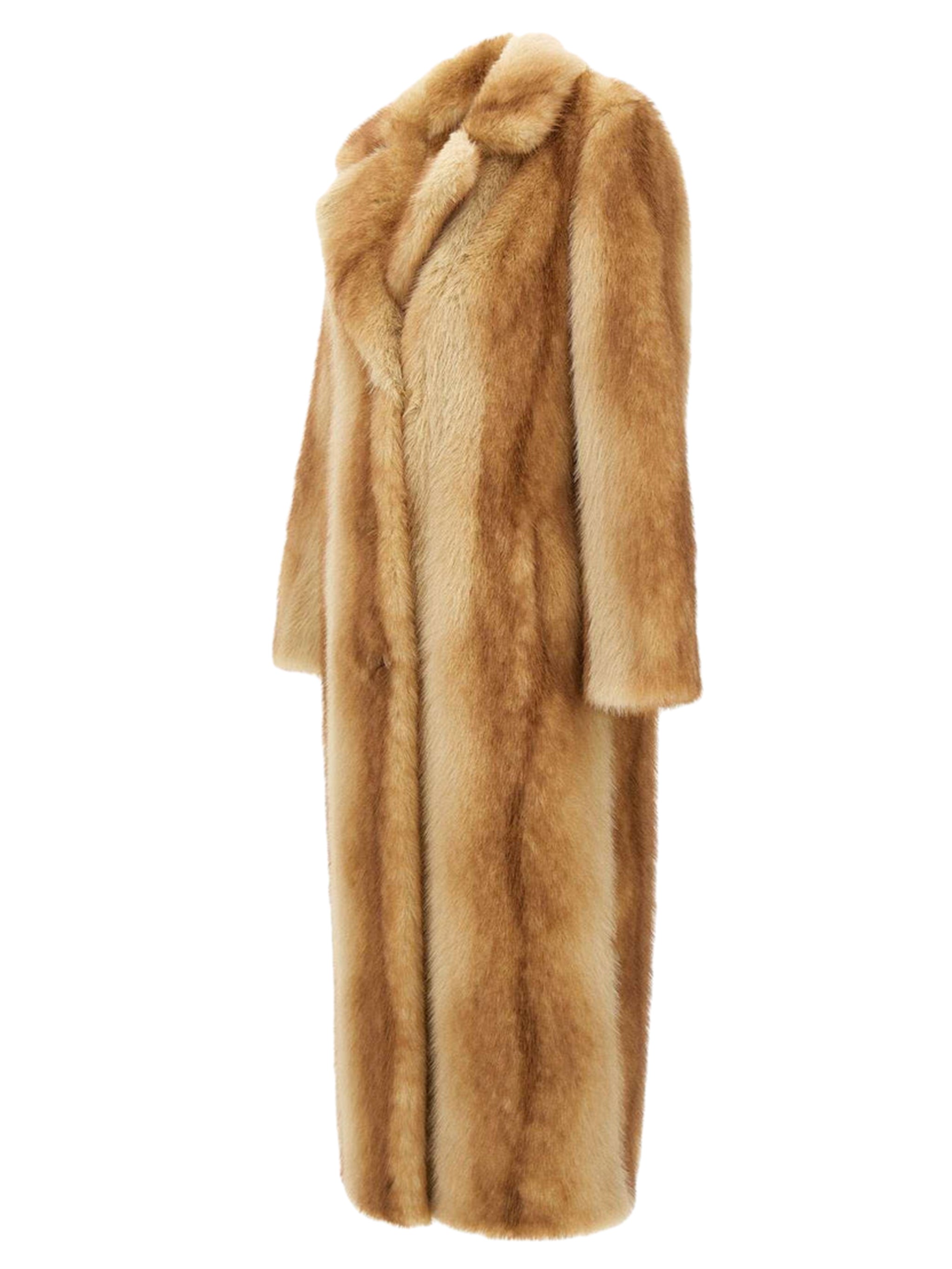 STAND STUDIO Nora Long Faux Fur Jacket - Women's Size 36