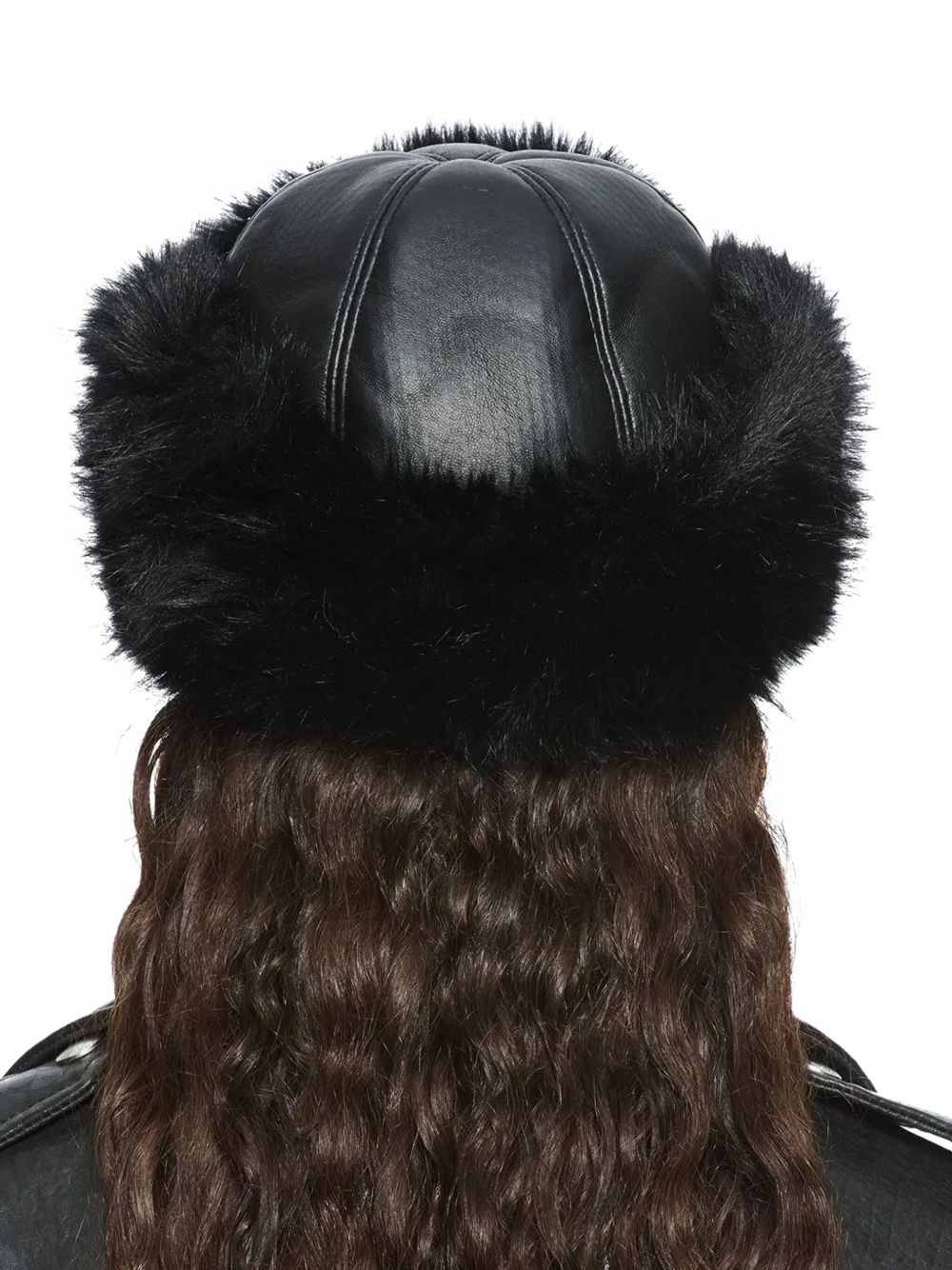 STAND STUDIO Faux Fur Round Crown Hat with Ear Flaps