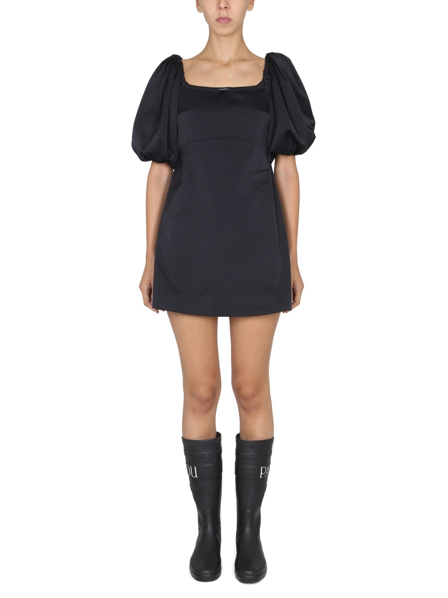 PATOU Chic Mini Dress with Balloon Sleeves