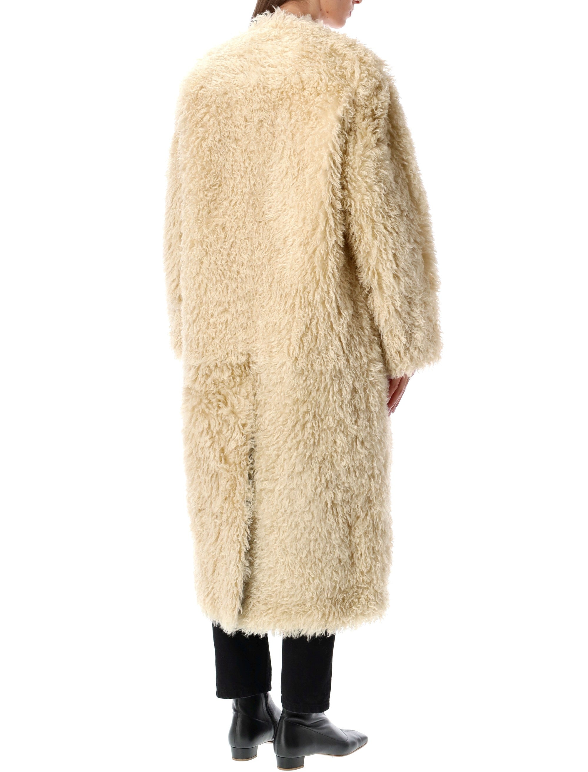 STAND STUDIO Carolina Mini Faux Fur Jacket