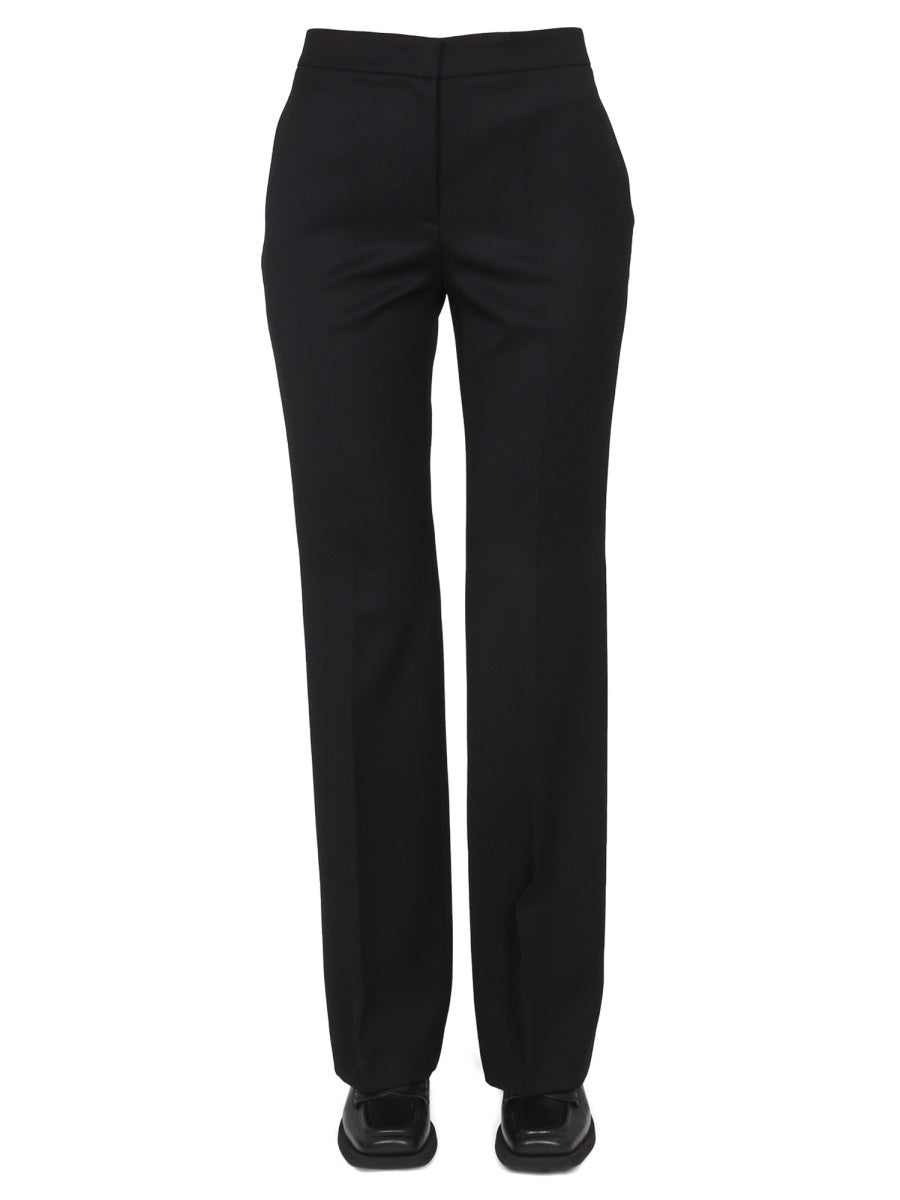 MOSCHINO Wool Grain of Poudre Pants