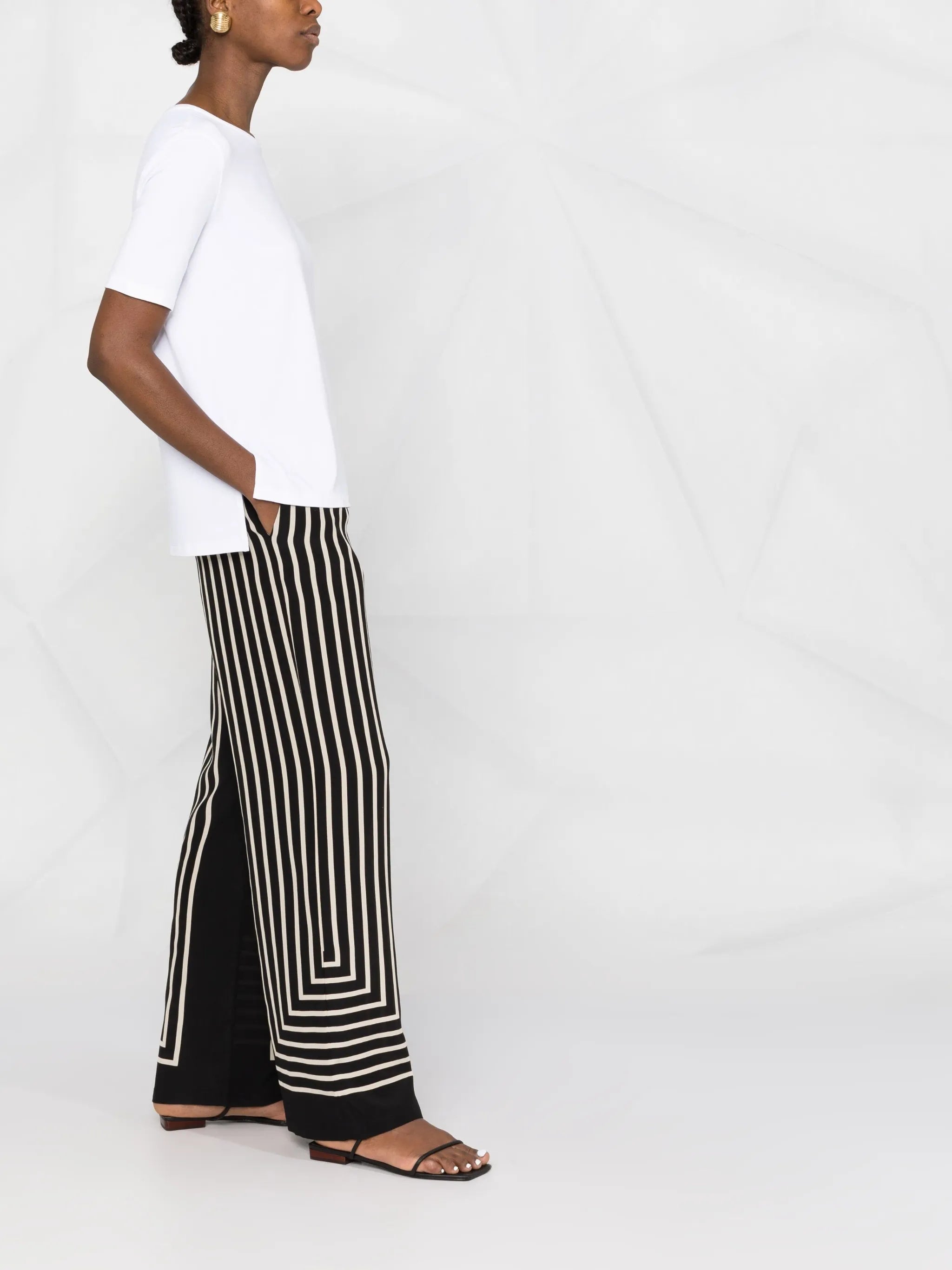 LE TRICOT PERUGIA Boat Neck T-Shirt for Women