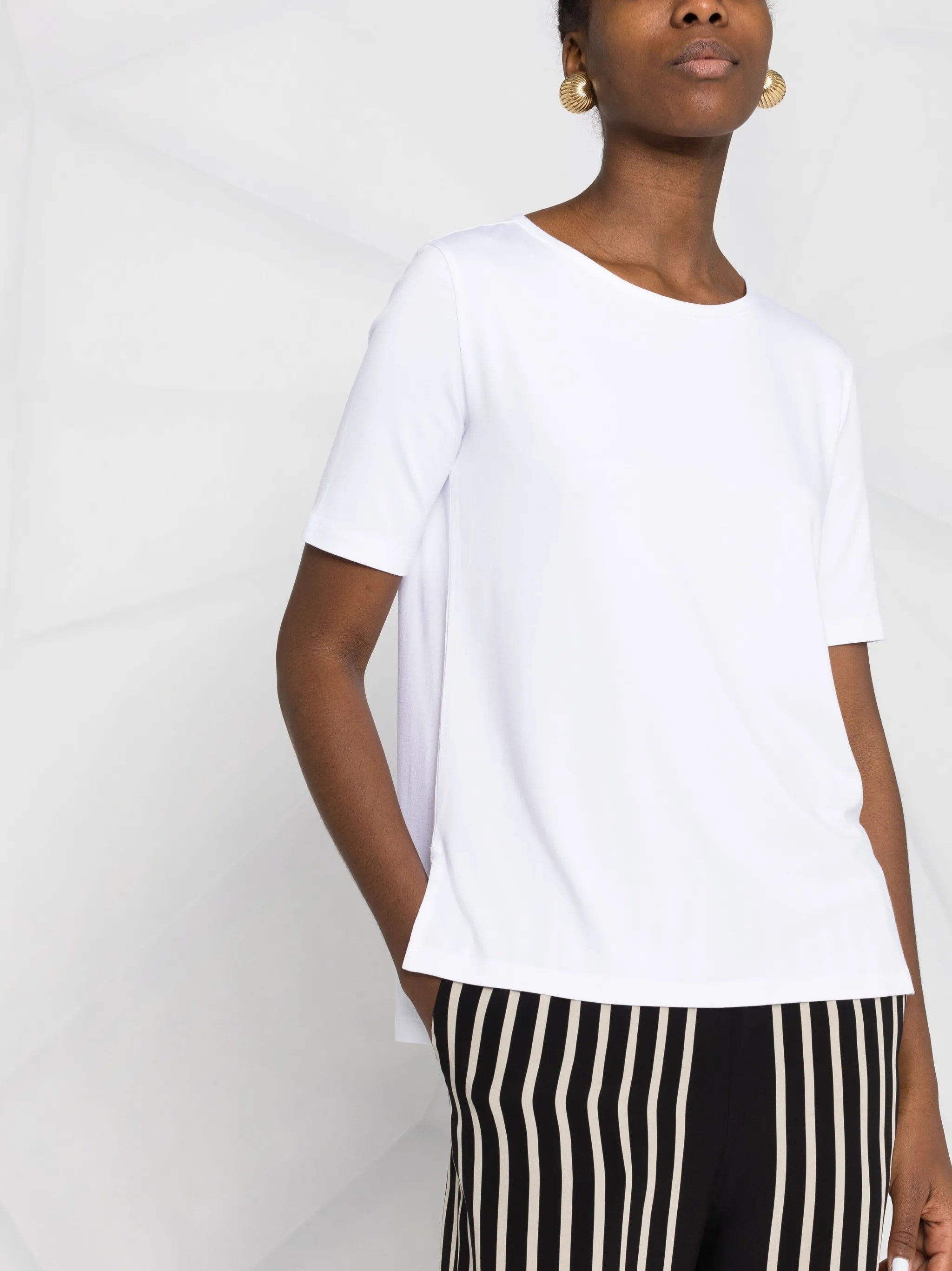 LE TRICOT PERUGIA Boat Neck T-Shirt for Women