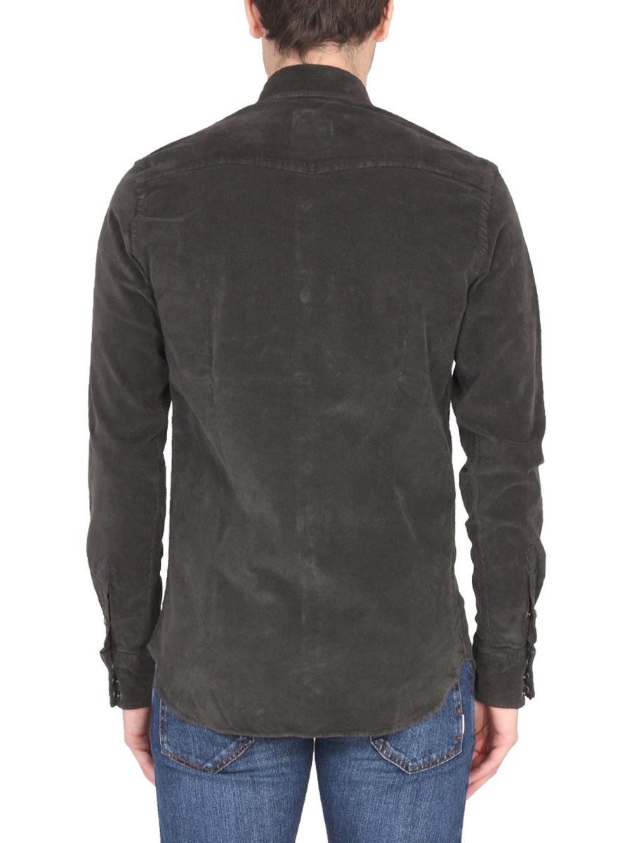 PT TORINO Classic Collar Snap Closure Shirt