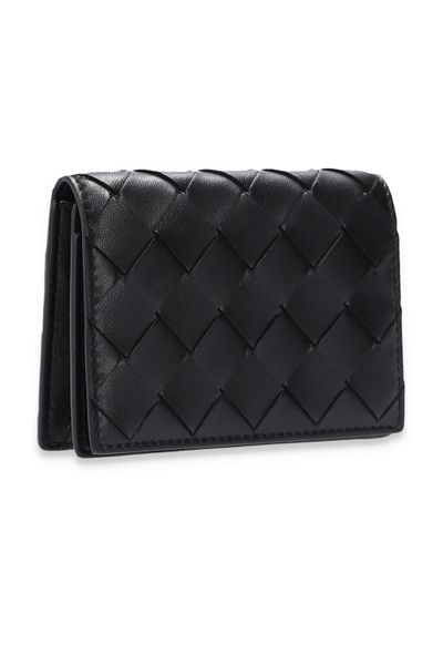 BOTTEGA VENETA Woven Business Card Case - Mini Size