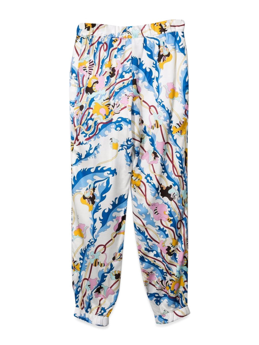EMILIO PUCCI Chic Fabric Pants for Girls - SS22