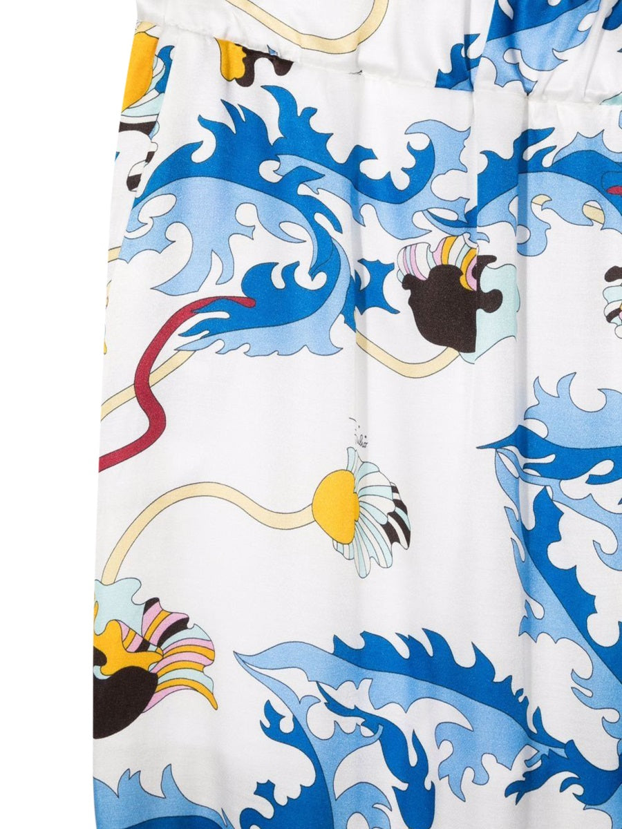 EMILIO PUCCI Chic Fabric Pants for Girls - SS22