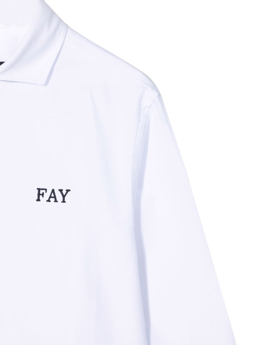 FAY Mini Essential Fabric Shirt for Boys