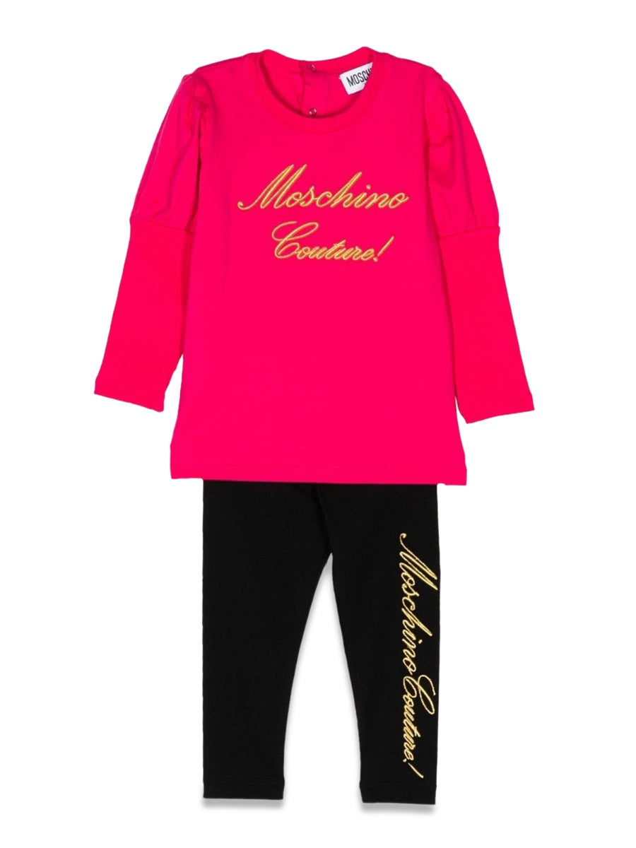 MOSCHINO Mini T-Shirt and Leggings Set for Baby Girls