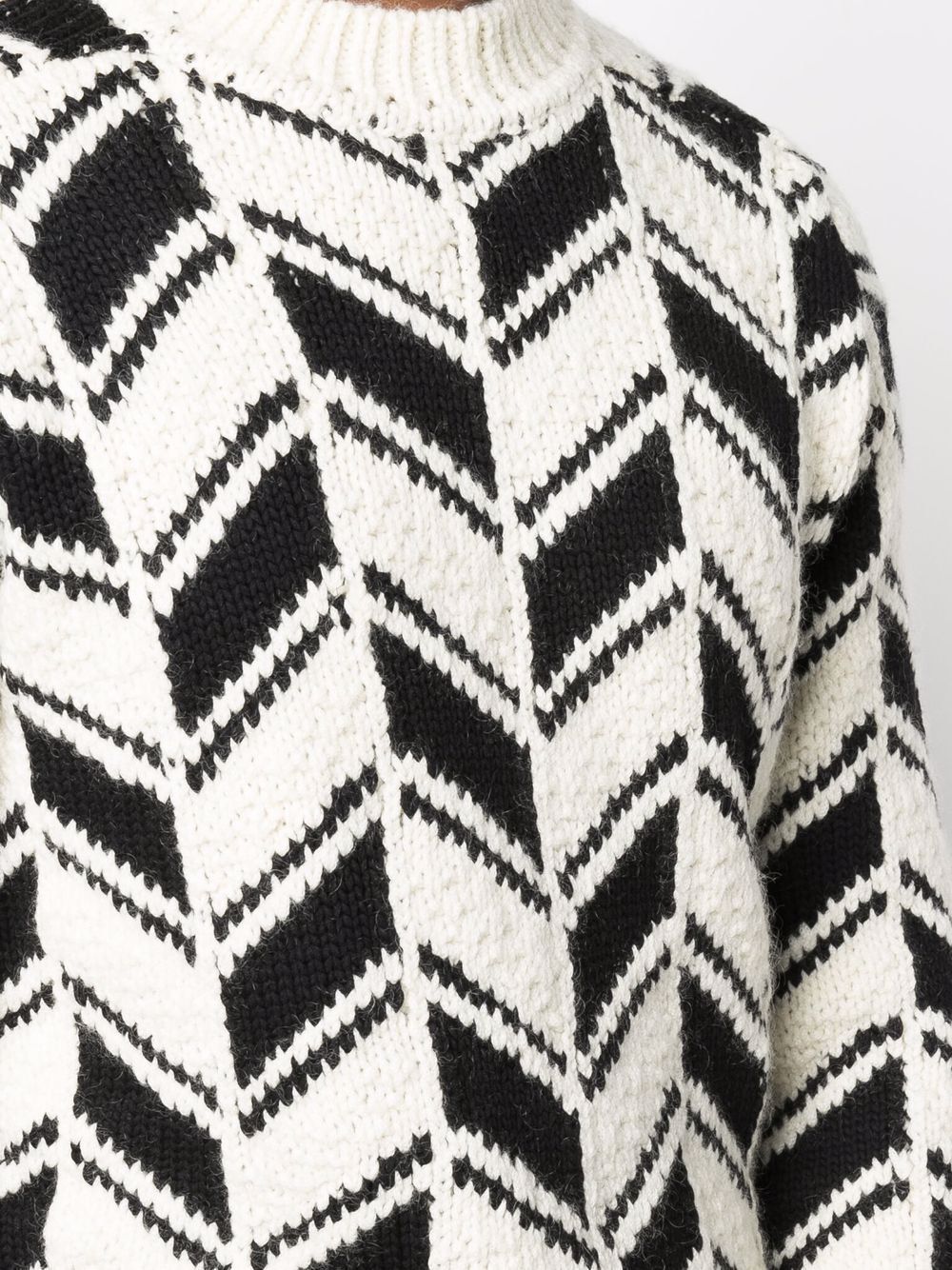 SAINT LAURENT Classic Round Neck Hammer Sleeve Sweater