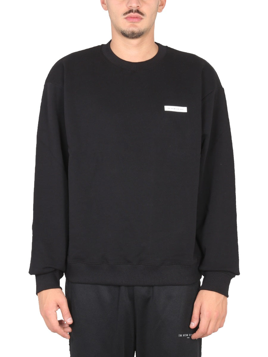 IH NOM UH NIT Crewneck Sweatshirt with Front Logo Print