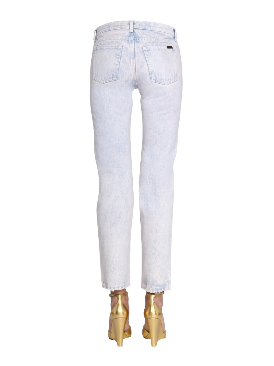 SAINT LAURENT Low Waist Feminine Denim Jeans