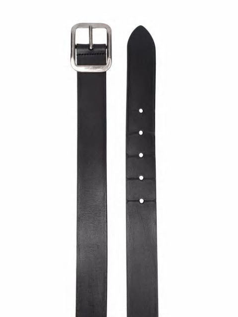 SAINT LAURENT Aged Calfskin Belt for Men - FW23 Collection