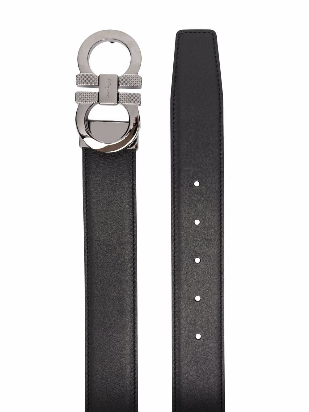 Ferragamo Reversible Gancini Hook Belt for Men