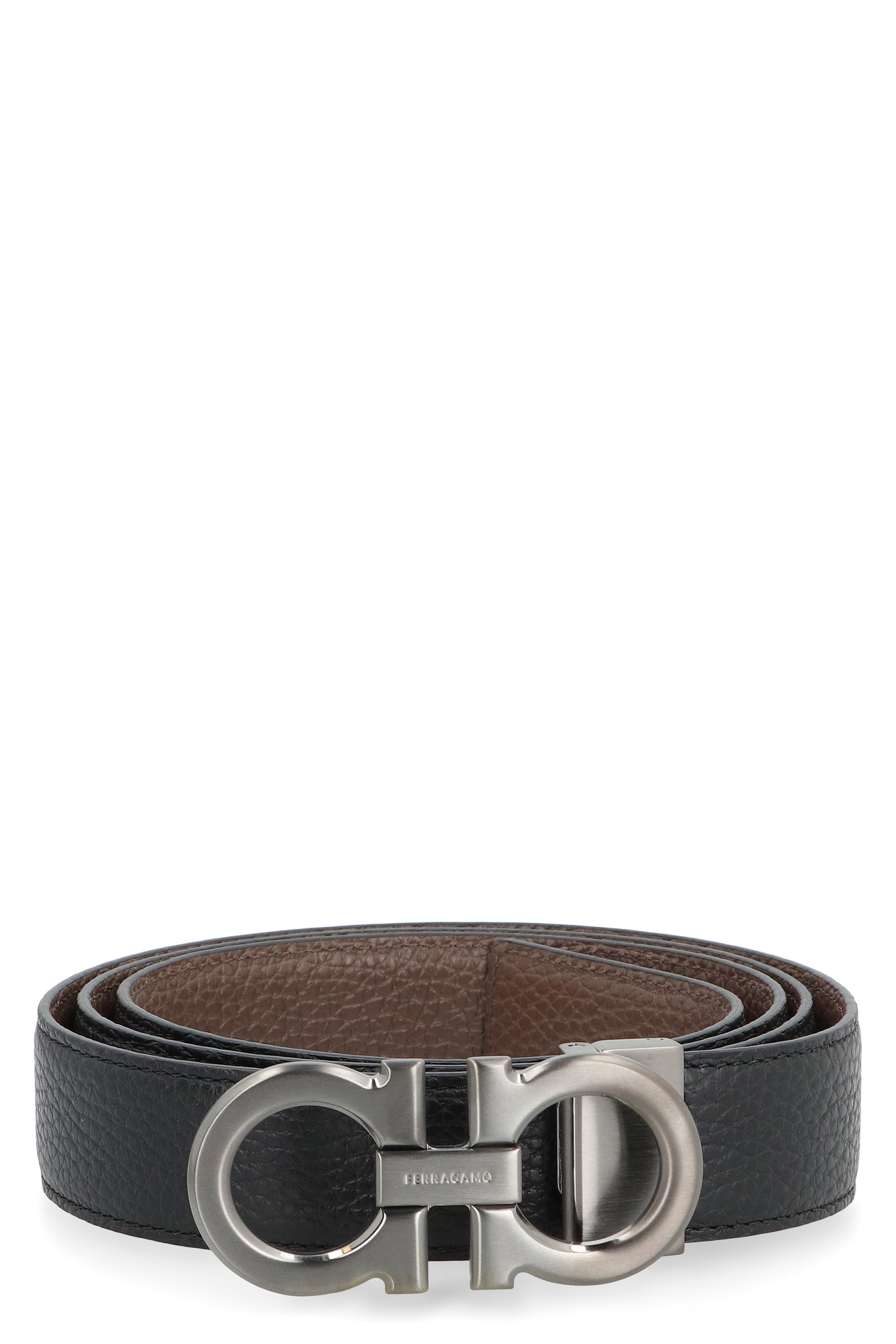 Ferragamo Reversible Leather Belt - 3 cm Height
