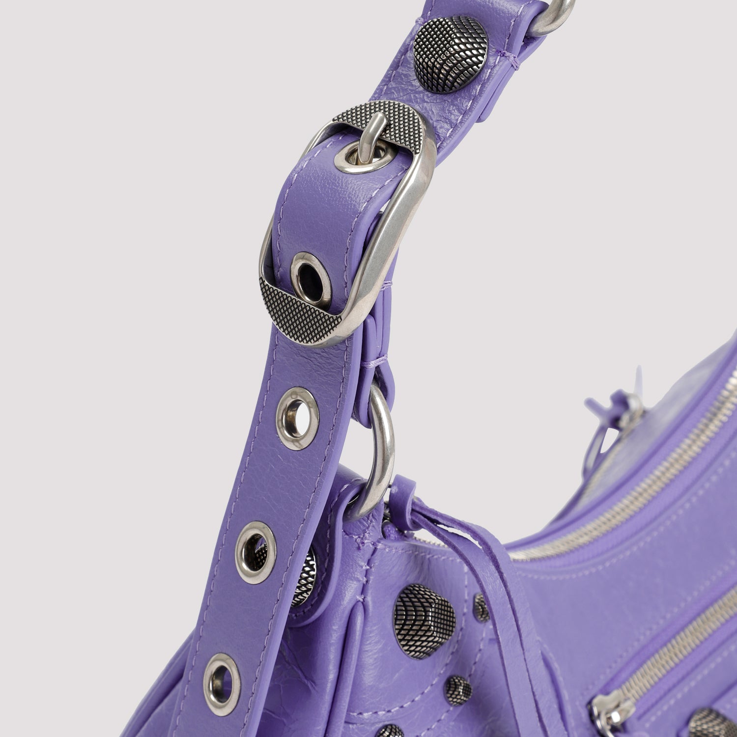 BALENCIAGA Mini Leather Le Cagole S Shoulder Handbag