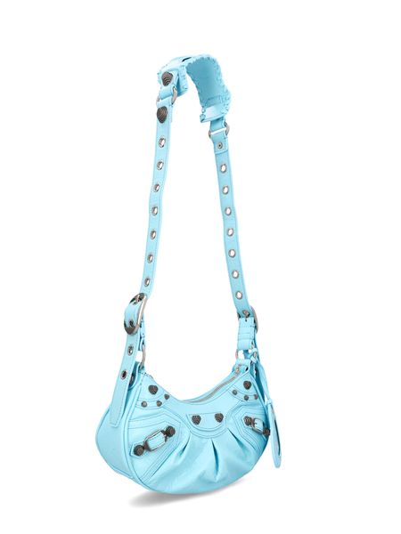 BALENCIAGA Mini Nappa Leather Shoulder Handbag