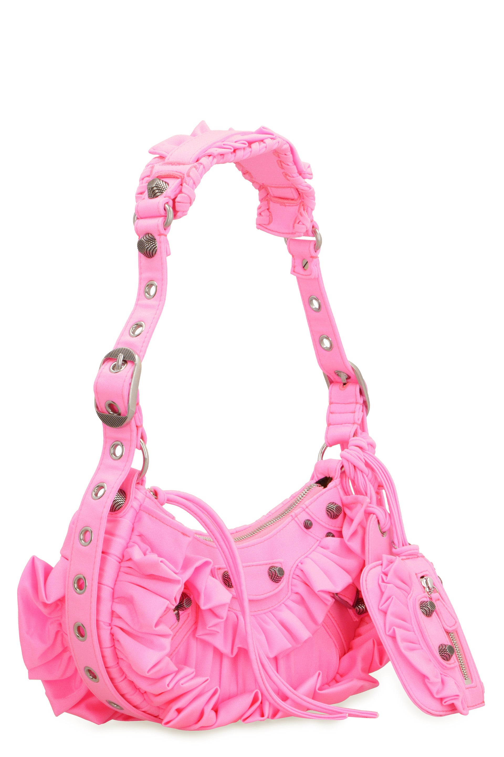 BALENCIAGA Mini Fabric Le Cagole XS Shoulder Handbag