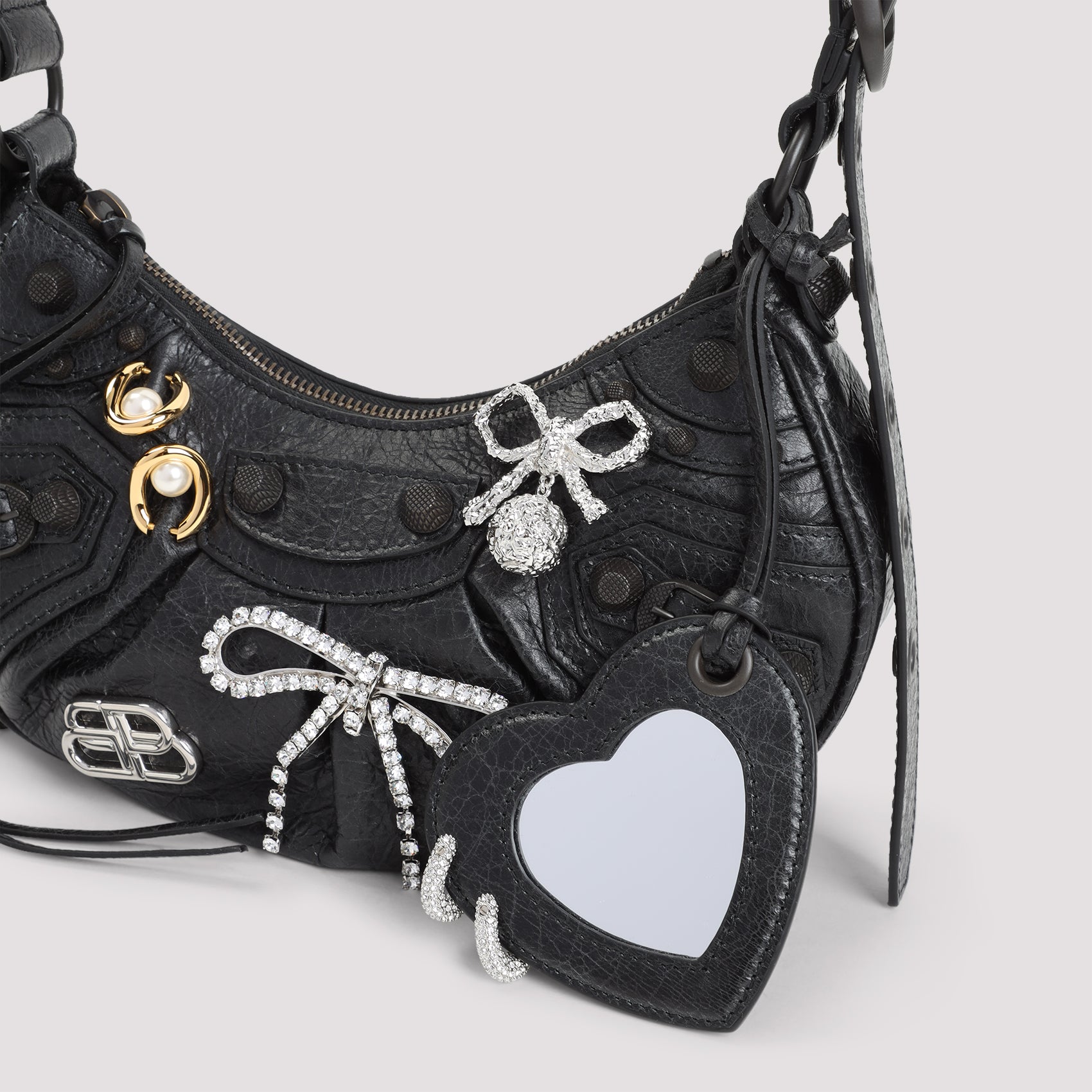 BALENCIAGA Mini Leather Shoulder Bag