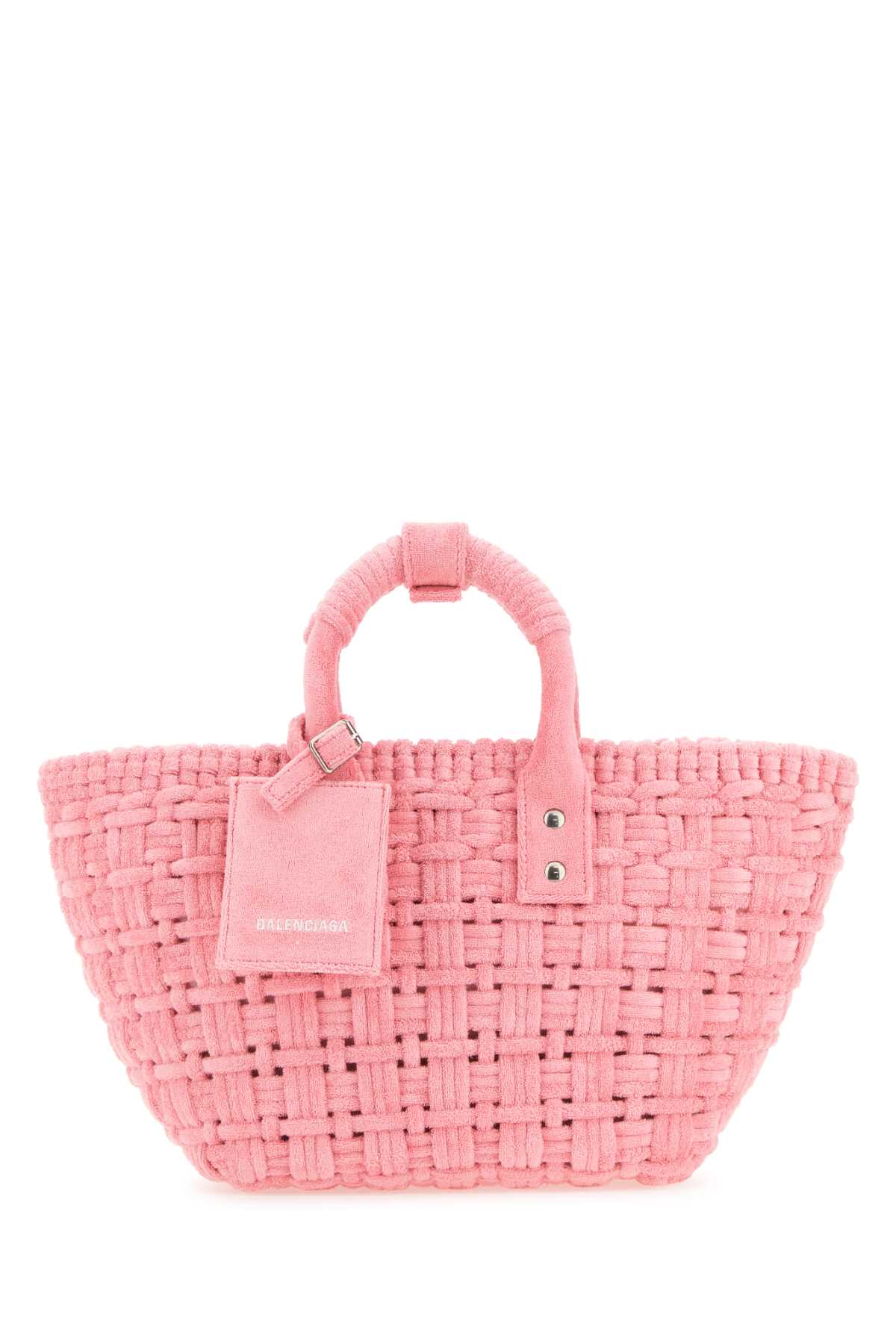 BALENCIAGA Mini Terry Fabric Bistro XS Handbag