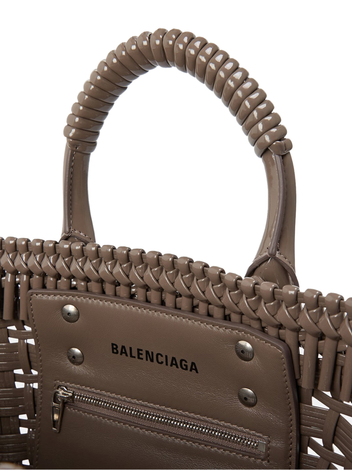 BALENCIAGA Bistro Basket Tote Handbag 41X32X13 CM