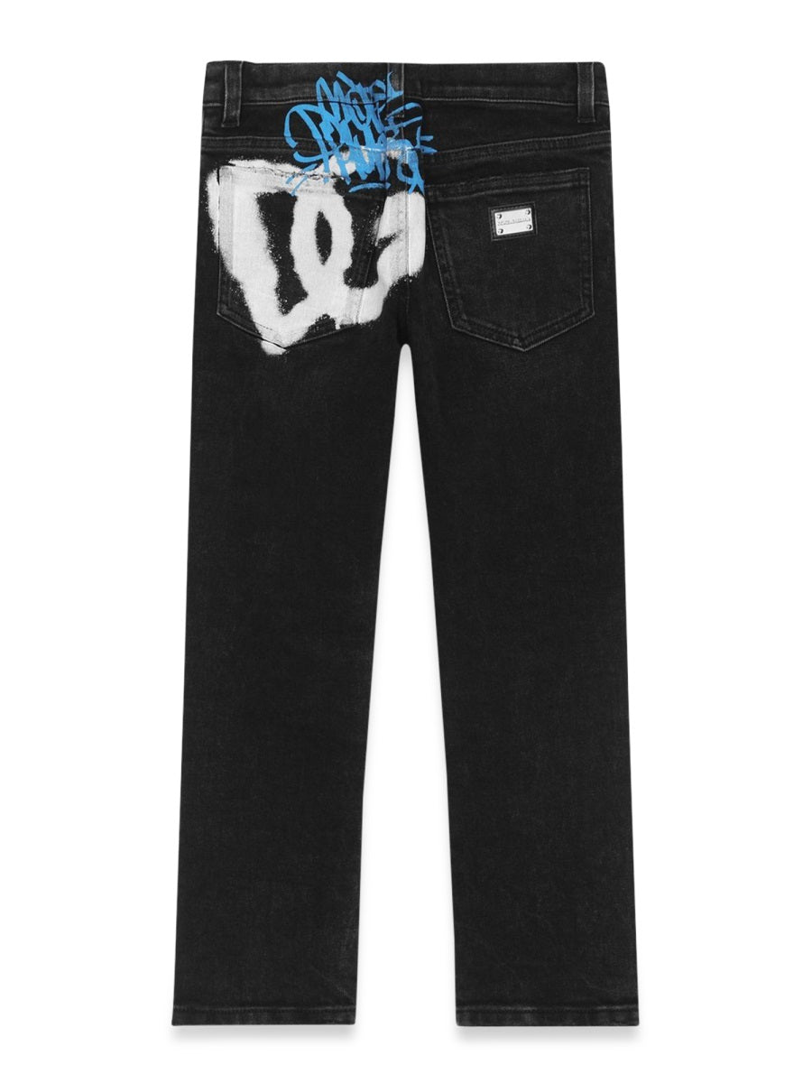 DOLCE & GABBANA Stylish Boys’ Trousers with 5 Pockets