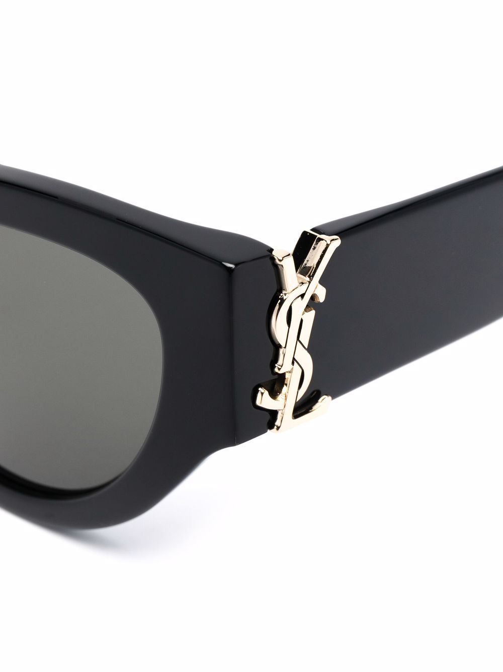 SAINT LAURENT Fashion Sunglasses with Crystal Logo