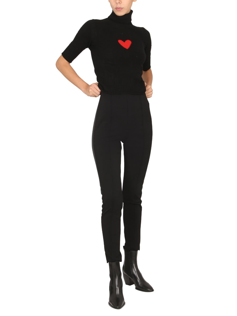 MAX MARA Satin Side-Zipper Trousers for Women