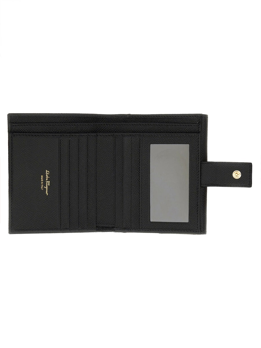 Ferragamo Mini Gancini Hook Wallet