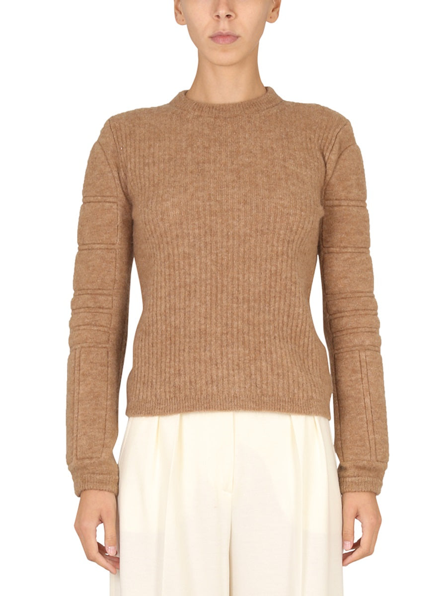MAX MARA Luxurious Mohair Yarn Knit Sweater