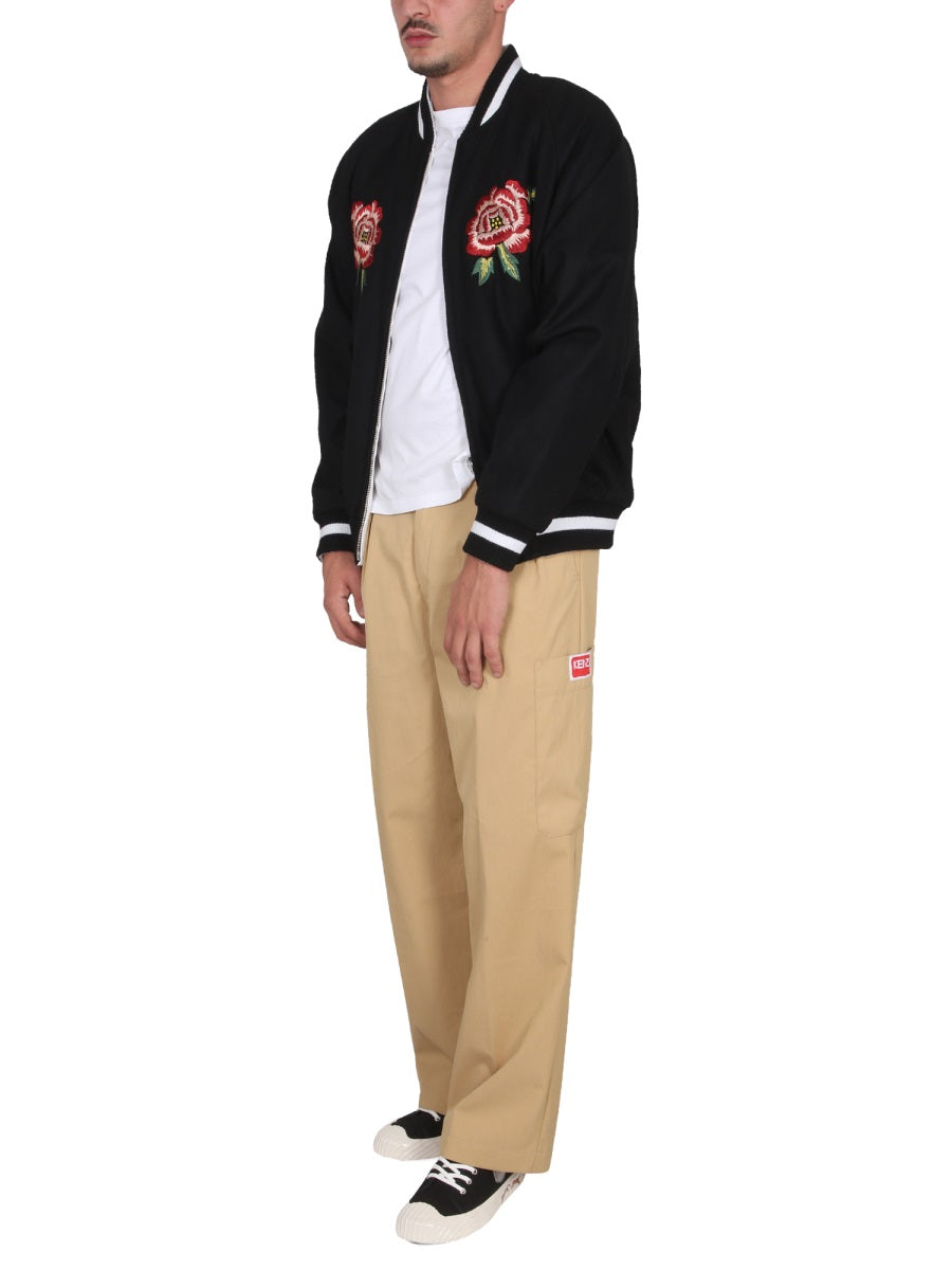 KENZO Double Face Bomber Jacket - Men's Outerwear