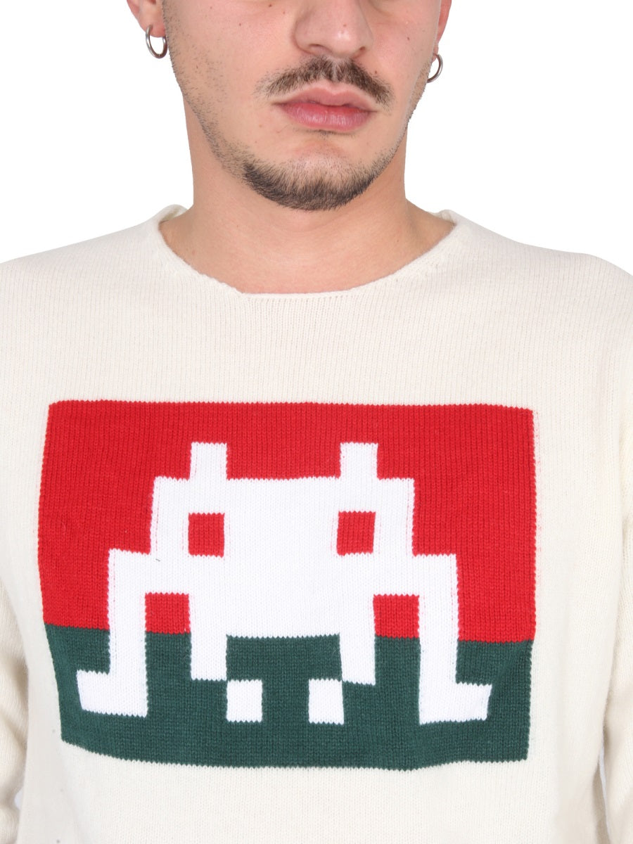 COMME DES GARCONS SHIRT Wool Regular Fit T-Shirt