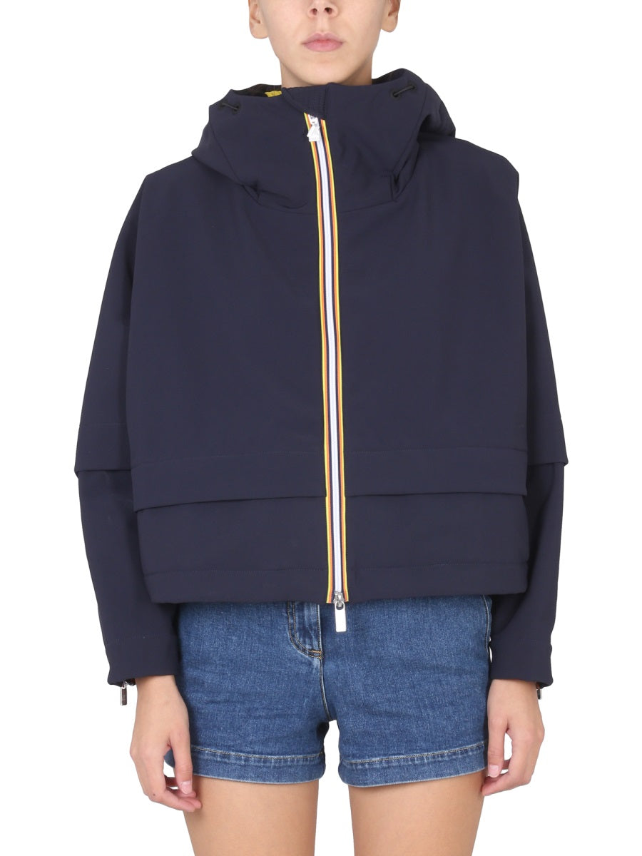 K-WAY Women's Windbreaker Jacket with Logo