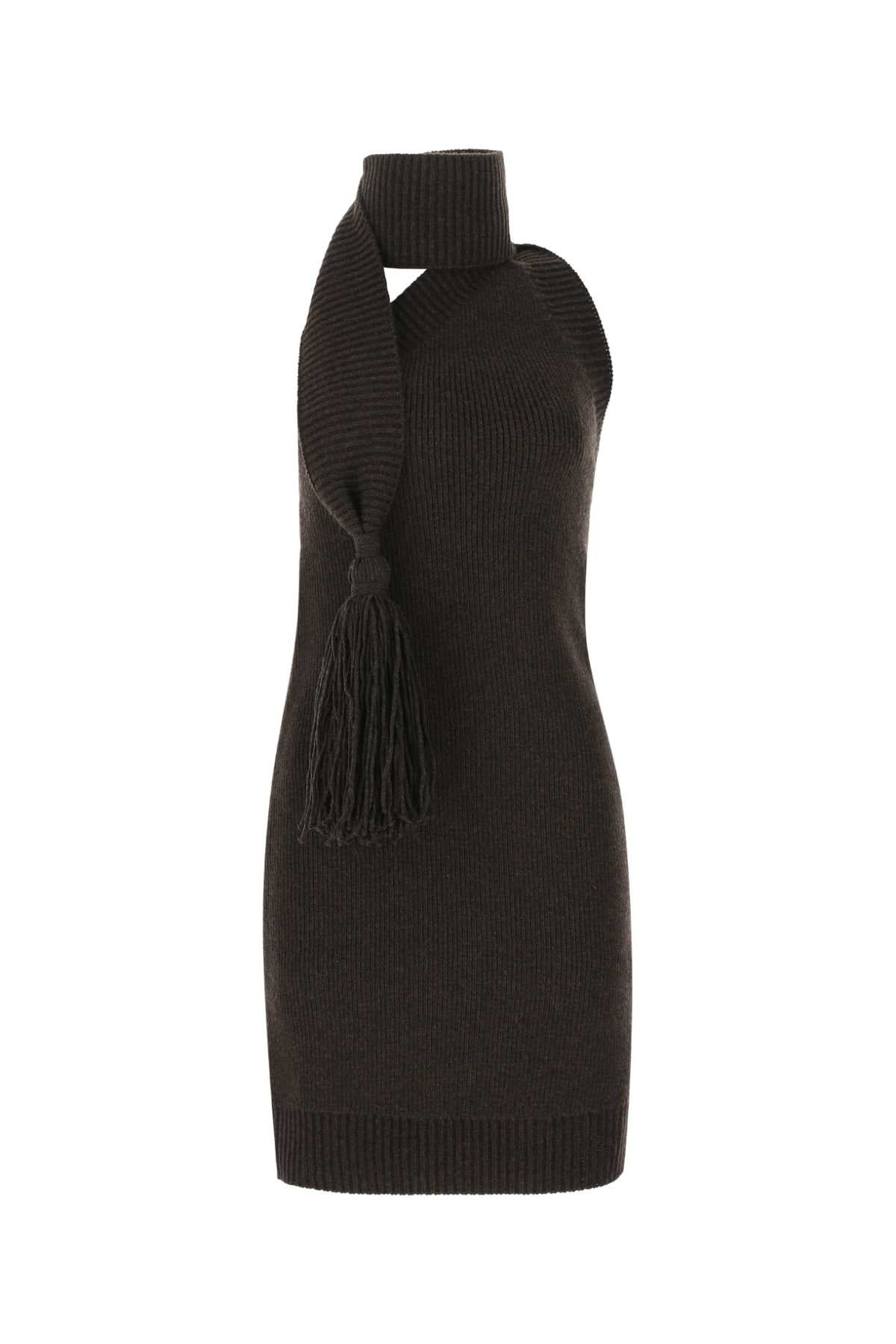 BOTTEGA VENETA Chic Wool Mini Dress for Women