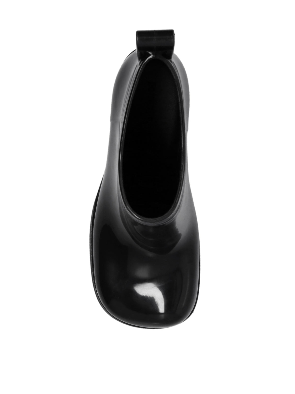 BOTTEGA VENETA Square Toe Ankle Boots with Logo and 9 cm Heel