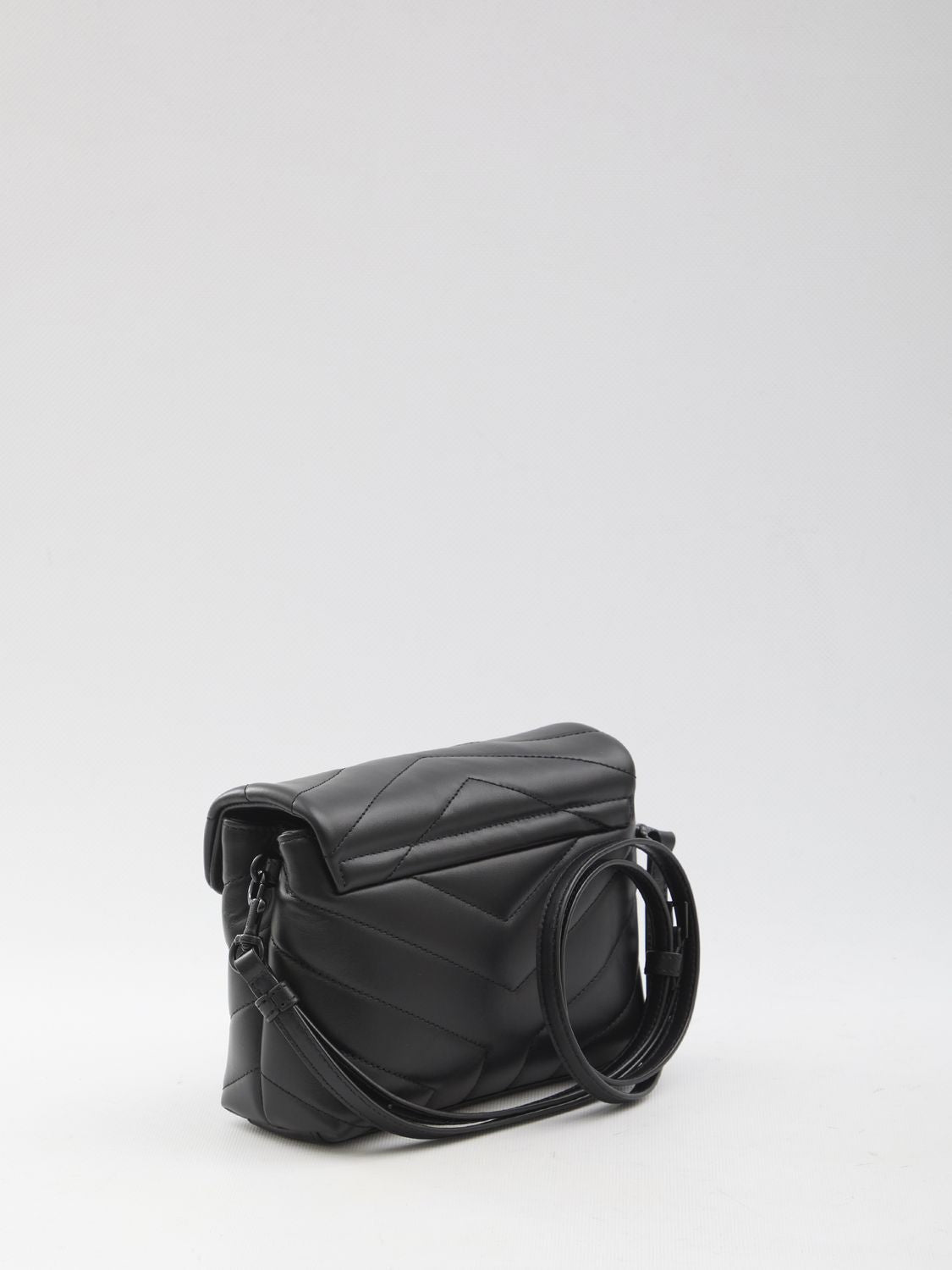 SAINT LAURENT Mini Quilted Leather Handbag