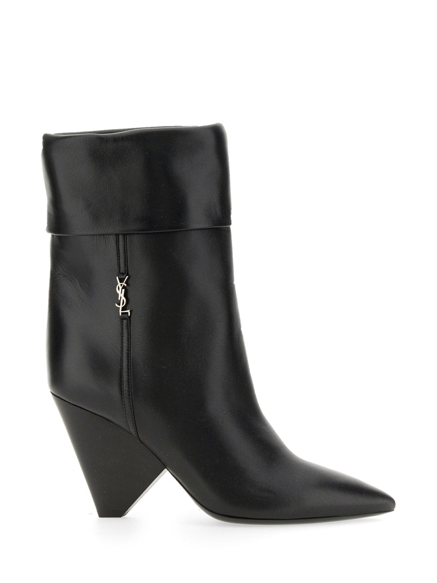 SAINT LAURENT Niki Mini Boots with 8.5 cm Heel