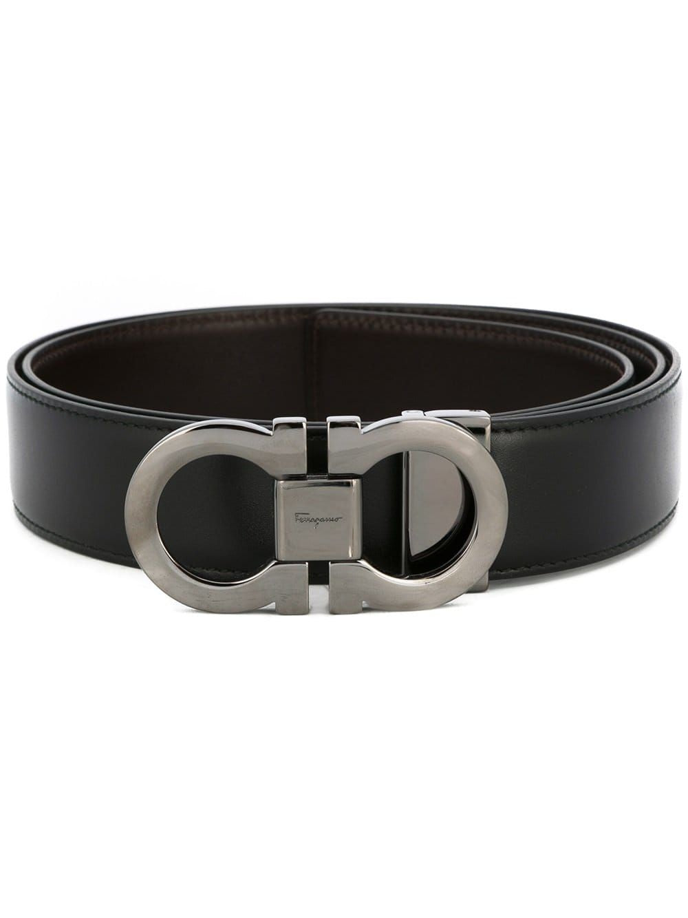 Ferragamo Reversible Gancini Hook Belt for Men