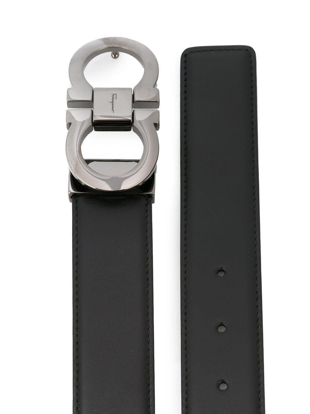 Ferragamo Reversible Gancini Hook Belt for Men