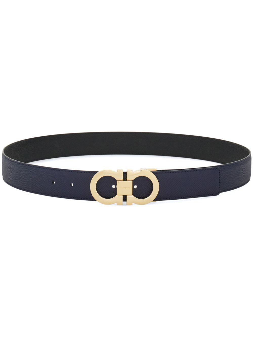 Ferragamo Reversible & Adjustable Gancini Hook Belt