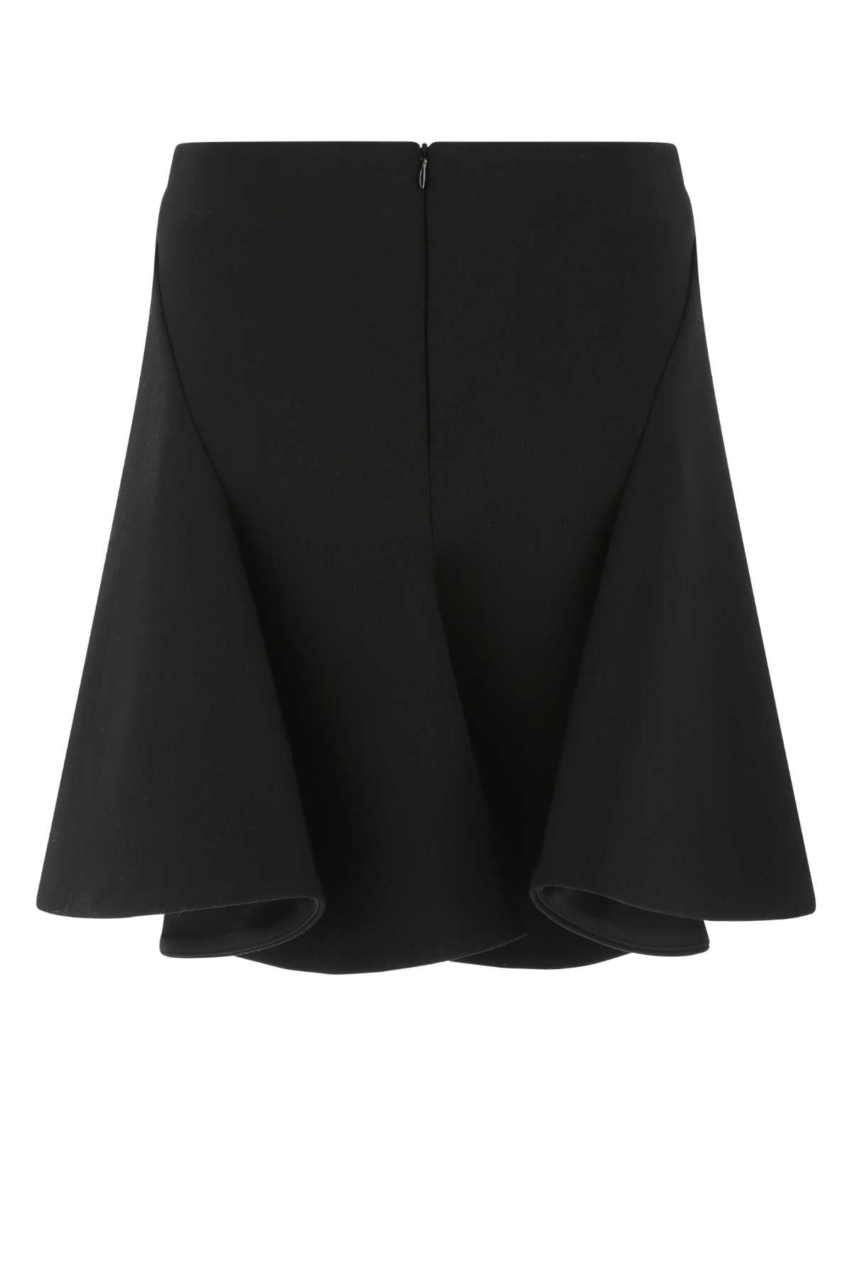 BOTTEGA VENETA Contemporary Wool Blend Mini Skirt